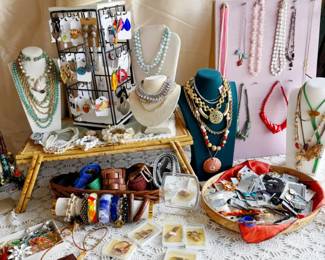 Vintage Jewelry - necklaces, bracelets, pins, earrings, belts