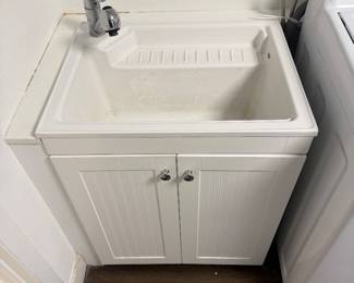 Utility Sink Cabinet with Faucet $175