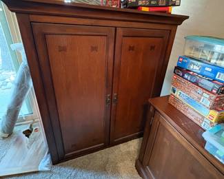 2 pc armoire 