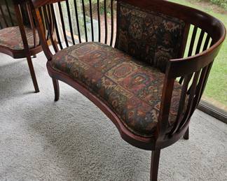Loveseat and Armchair
