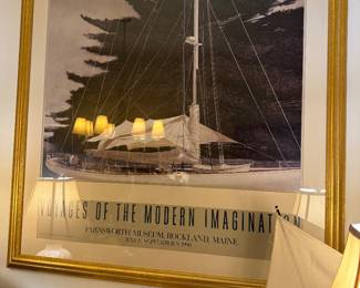 Andrew Wyeth print, professionally framed & matted