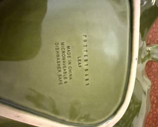 Pottery Barn leaf plates, set of 12