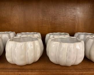 Pottery Barn Pumpkin Soup Bowls, set of 12