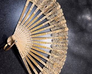 Antique hand fan