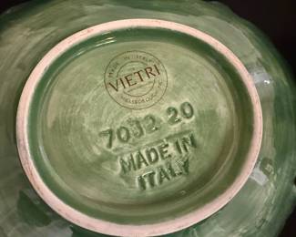 Vietri Accent Salad Plate Foglia, a pair