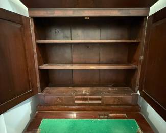 Flame Mahogany secretary desk