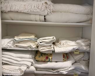 Twin & Queen linens: Pottery Barn, Ralph Lauren, Brooklinen
