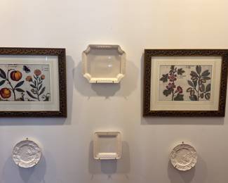 Art prints & cream plates