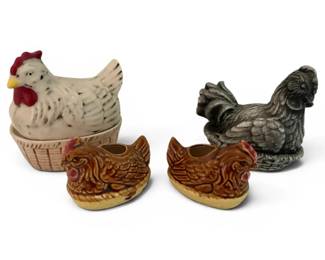 Hen On Nest Salt And Pepper Shaker Set More