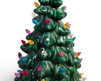11 Vintage Ceramic Christmas Tree