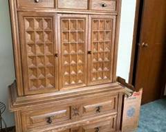Fruitwood gentlemen's chest