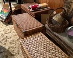 basket weave trunks