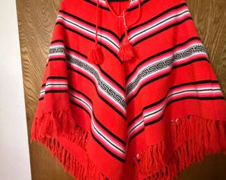 Handmade 1970's poncho 