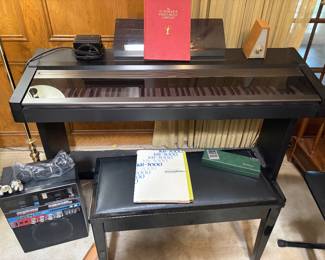 The Roland KR-3000 is an 88-note intelligent home digital piano released in 1989