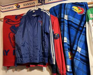 KU Windbreakers and blankets