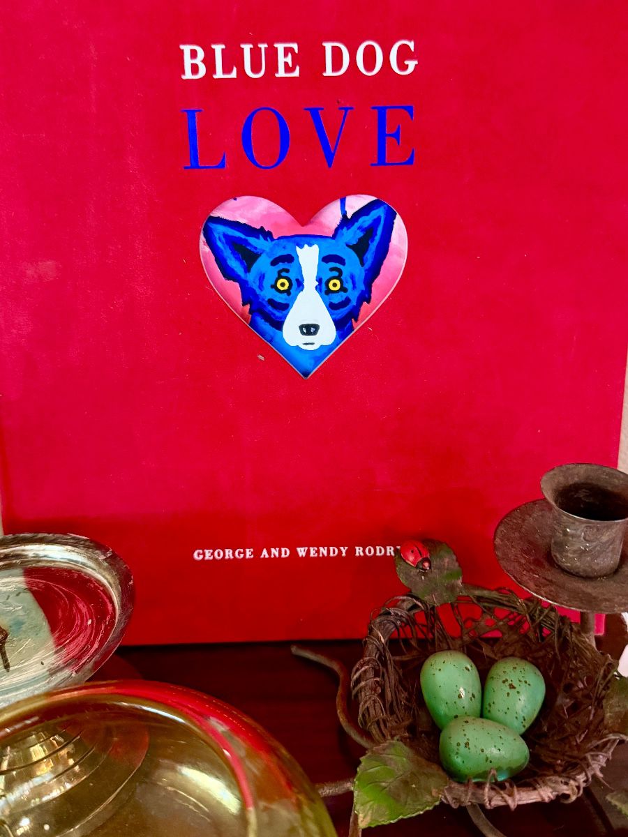 Signed "Blue Dog Love".