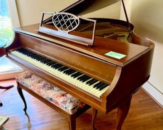 Vintage Kimball Baby Grand Piano.