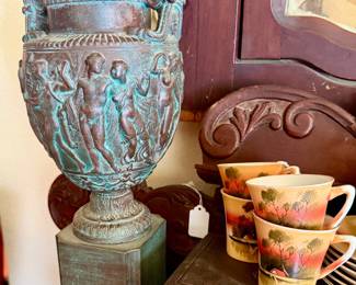 Grecian lamp.