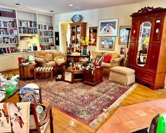 More Western decor, antiques, art, books!