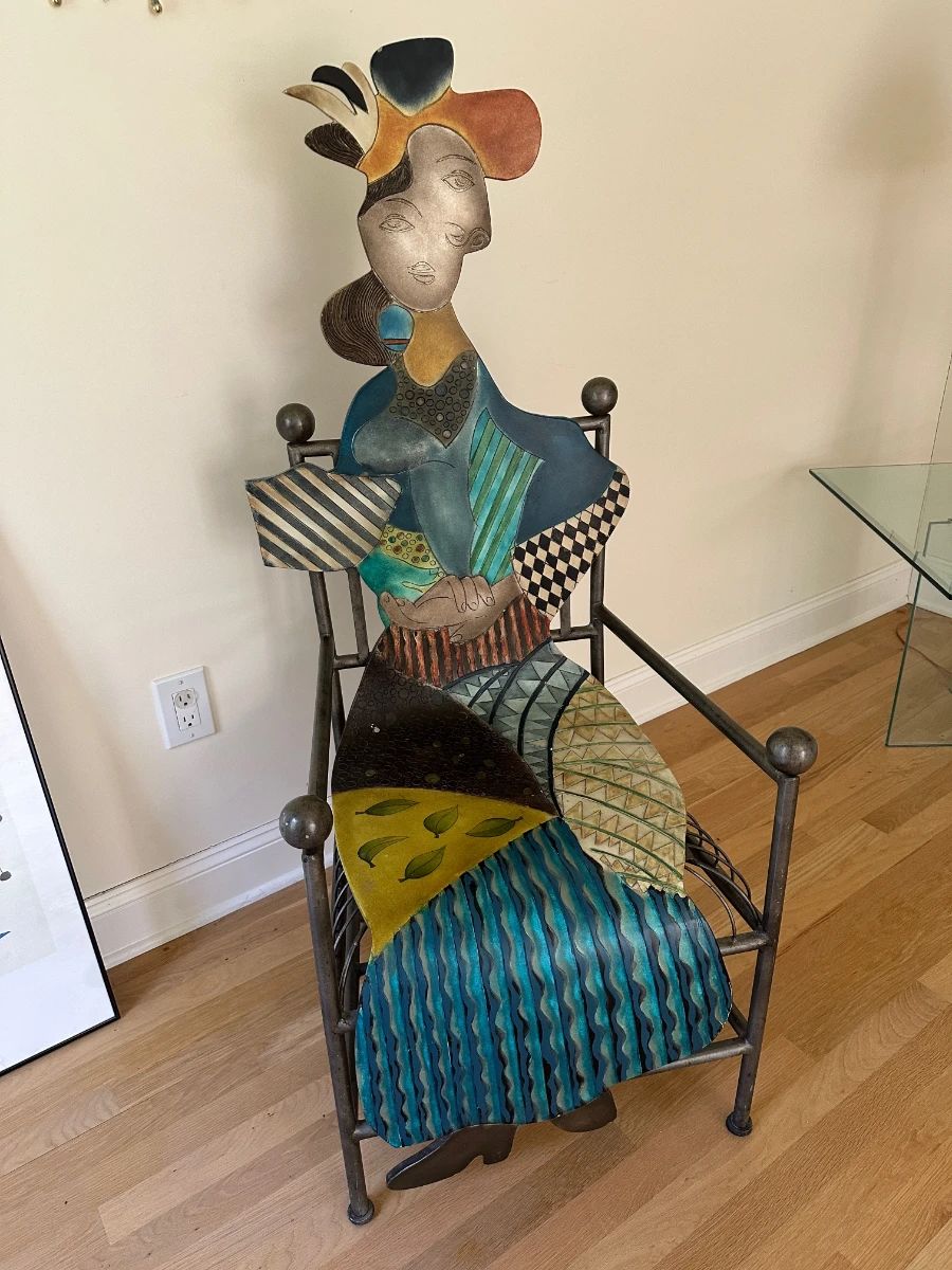 1970's Pablo Picasso Sculptural Chair