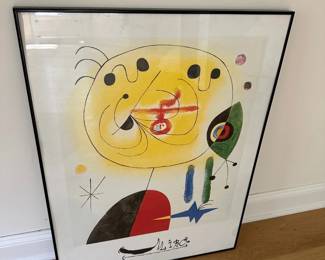 Framed Miro Print