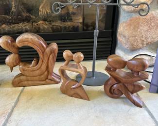 Abstract Wood Sculptures