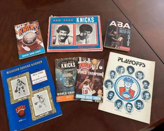 Vintage 1970's NY Knicks Programs