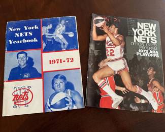 Vintage 1970's NY Nets Programs
