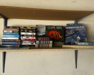 books, Dvds