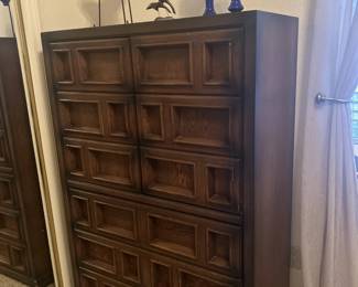 Vintage armoire dresser