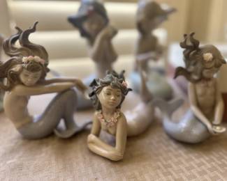 Lladró Porcelain Mermaid Sculpture