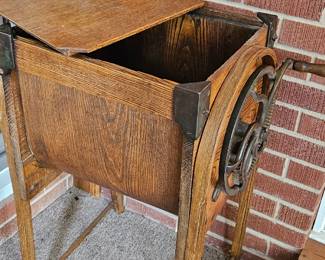Antique Self Standing Wooden Butter Churn