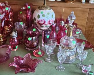 Cranberry Glassware