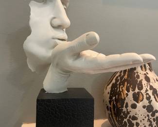 Best Wishes Sculpture? Lava Ash Vase