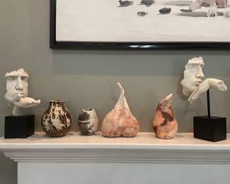 Sculptures & Lava Ash Vases