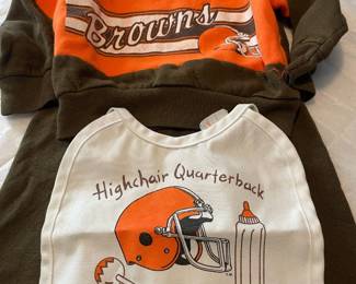 Highchair Quarterback--Cleveland Browns Baby Uniform!