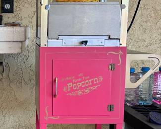 Vintage popcorn machine