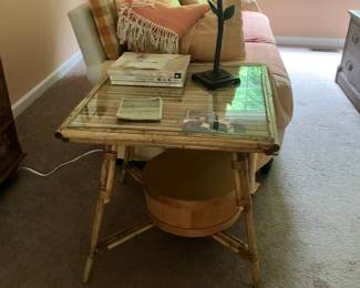 Very cool and unique bamboo side table