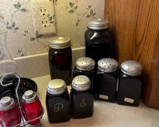 McKee Black vintage canister set