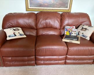 Lazy Boy Reclining Leather sofa