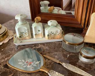 Antique dresser set