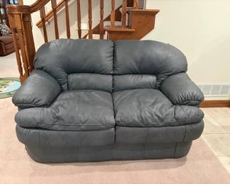 Leather Love Seat