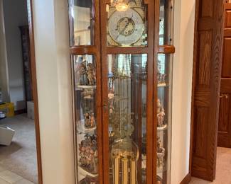 Large Ridgeway Display Grandfather Clock