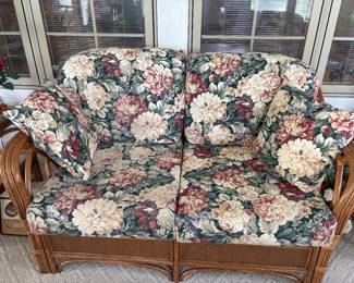 Rattan Love Seat