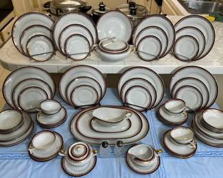 Chateu by Chalfonte 8, 6 Piece Place-Settings Plus 29 Additional Pieces