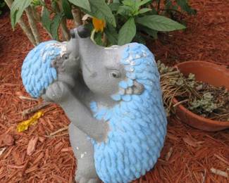 Hedgehog Garden Statue