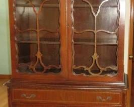 Antique Louis XV Rococo China Cabinet