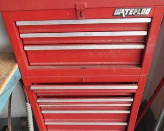Waterloo Red Metal Rolling Tool Chest