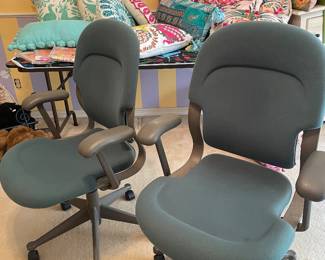 Pair of vintage Herman Miller desk chair