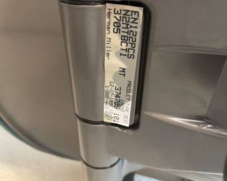 Herman Miller label from desk chairs